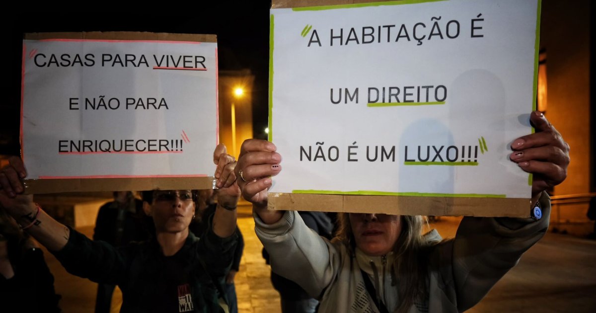Leiria junta-se ao protesto contra custo de vida e dificuldade em ter casa