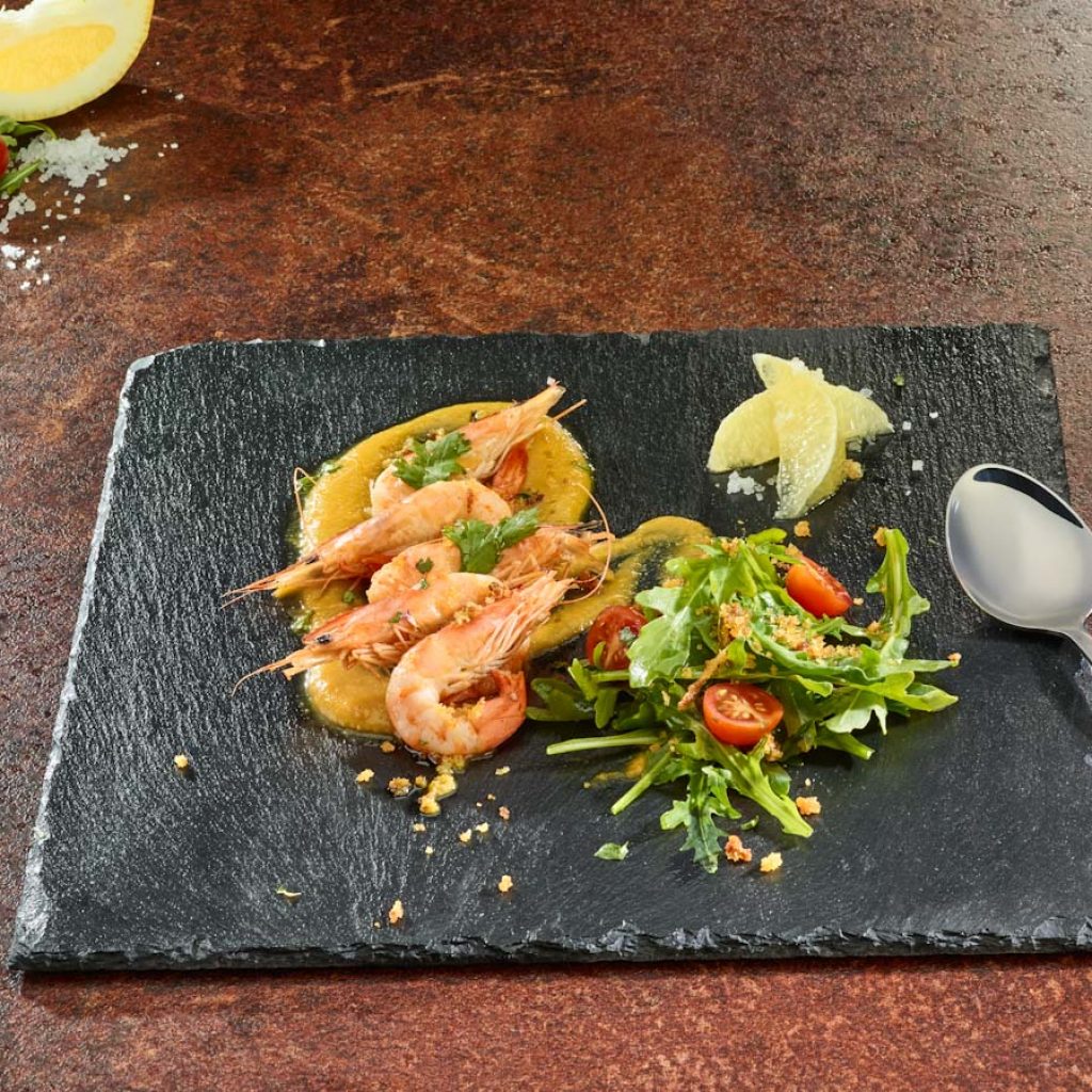 Camarões do restaurante Meeting