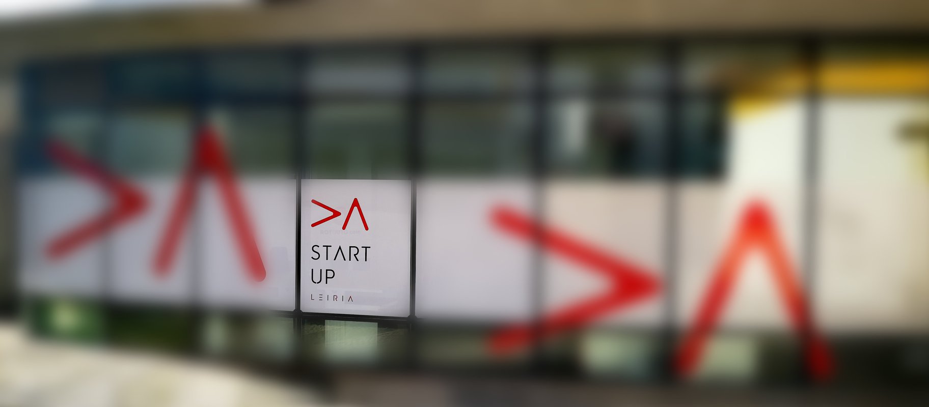 Imagem com o logotipo da startup leiria