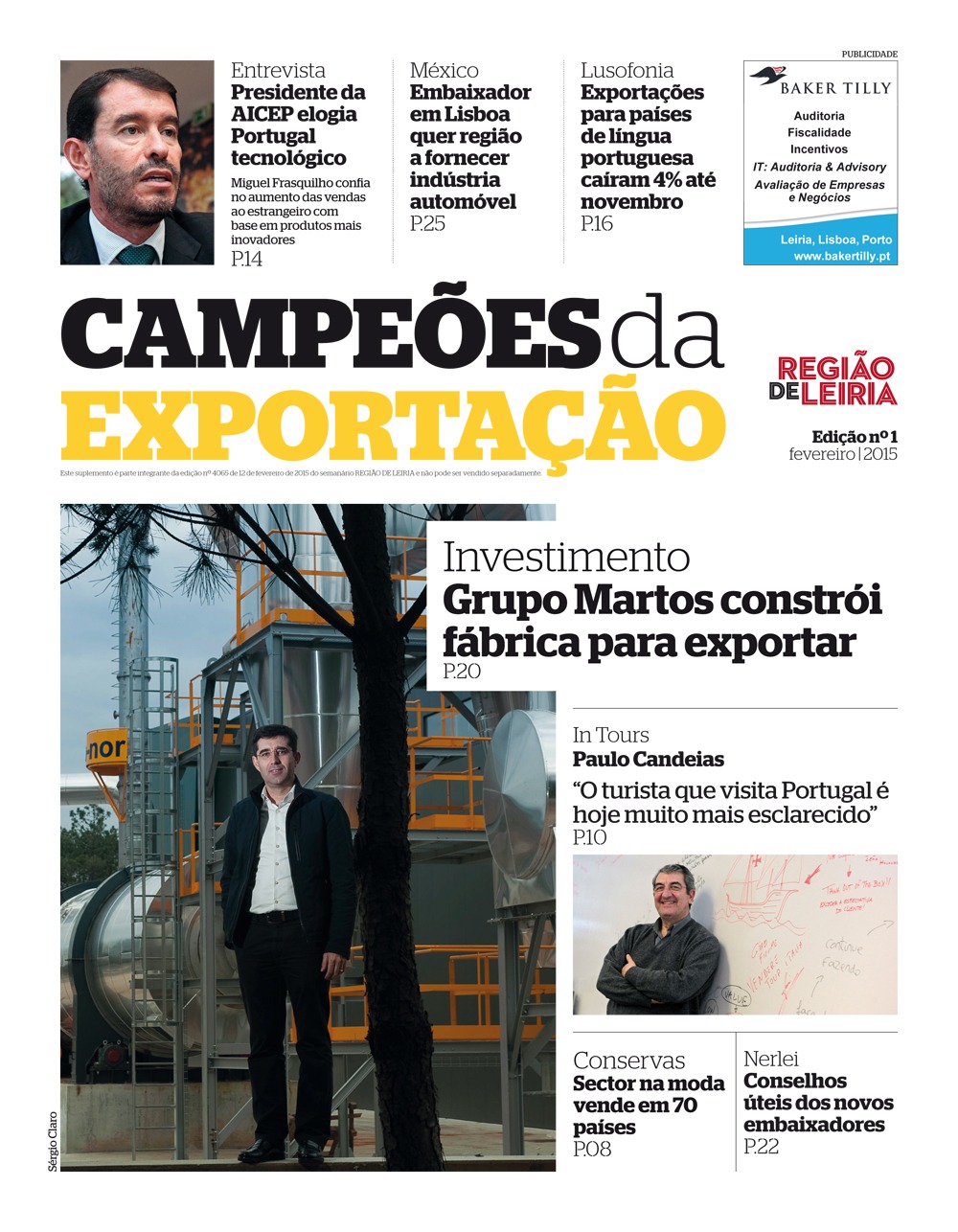 Campeões da Exportação nº 1 de 12 fevereiro 2015 + Edição 4065