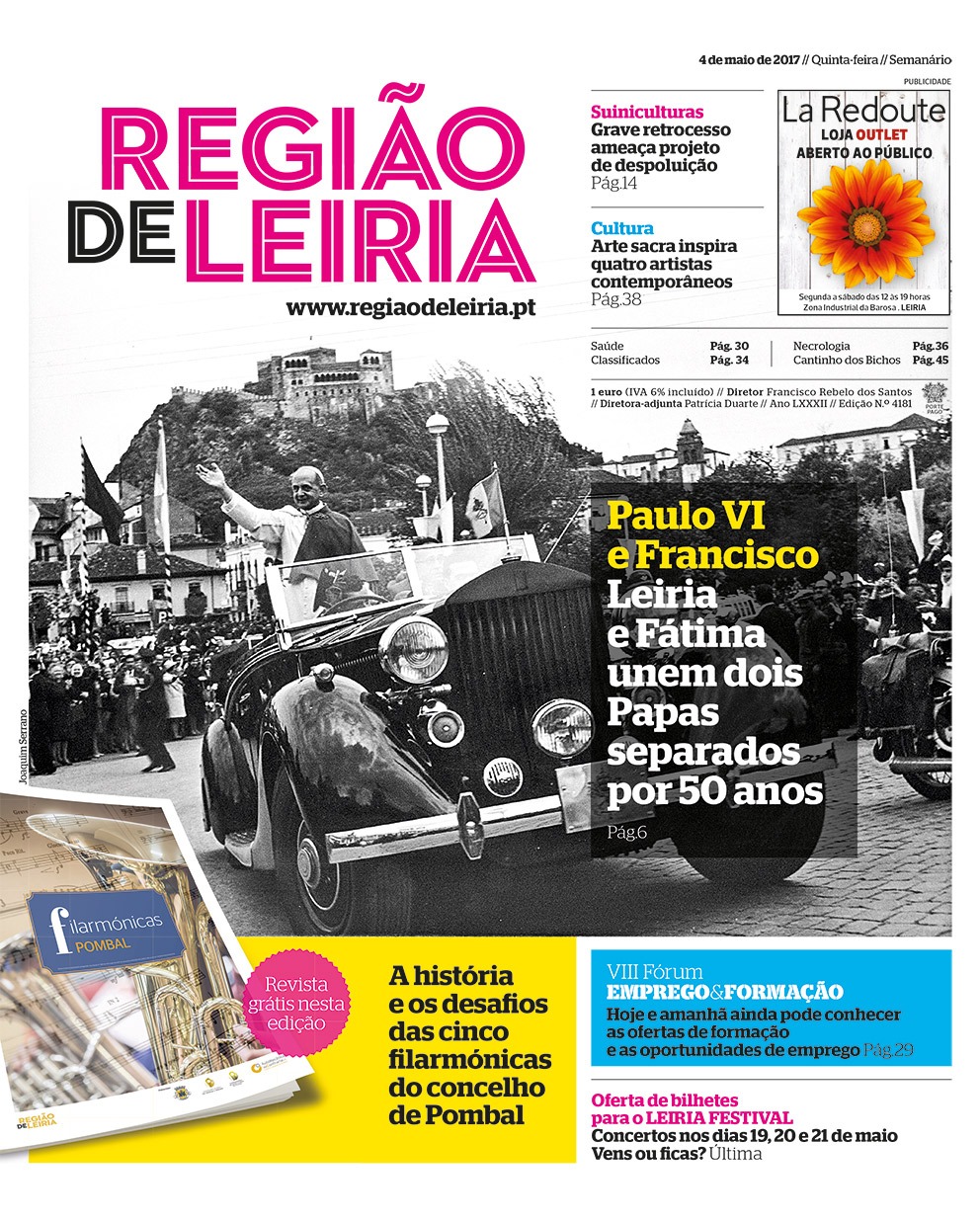 Edição 4181 de 4 de maio de 2017 + Suplemento Filarmónicas de Pombal