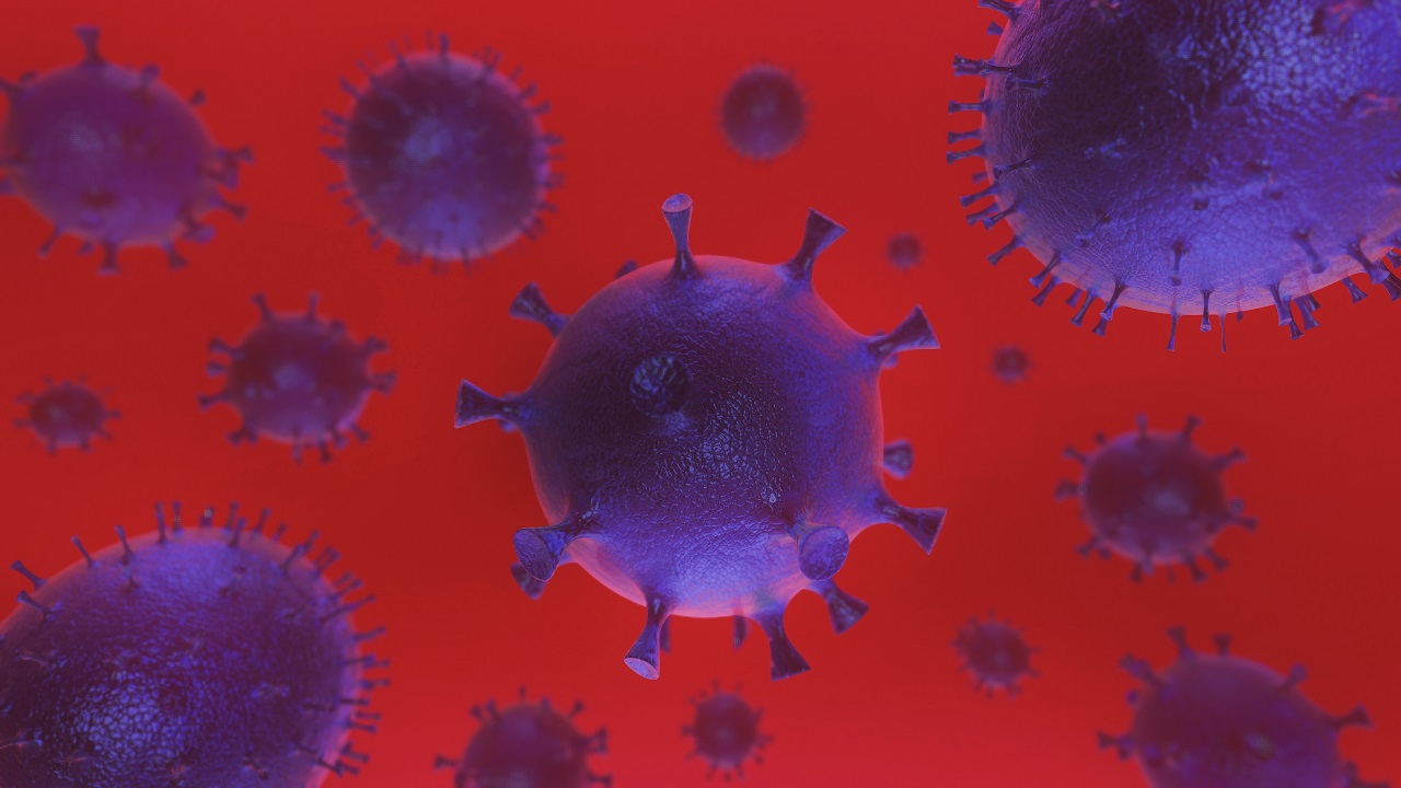 imagem microscópica em 3d do novo coronavírus