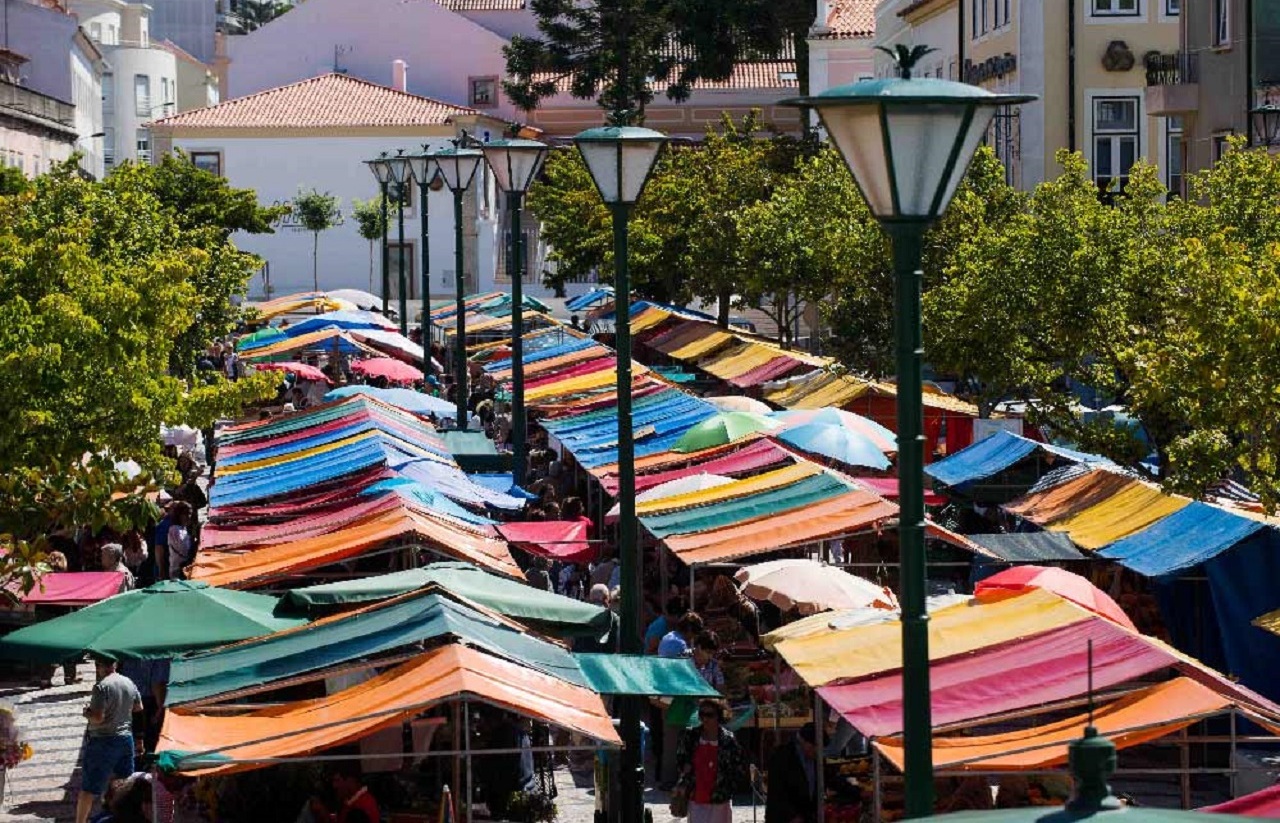 Praça da fruta em Caldas da Rainha