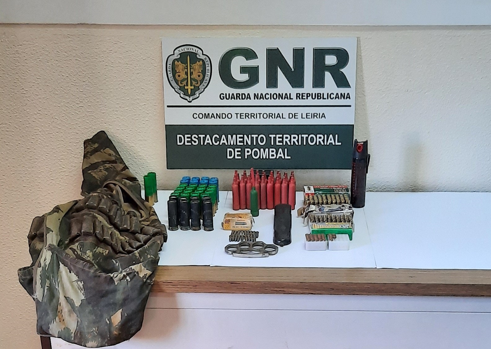 armas proibidas apreendidas pela GNR