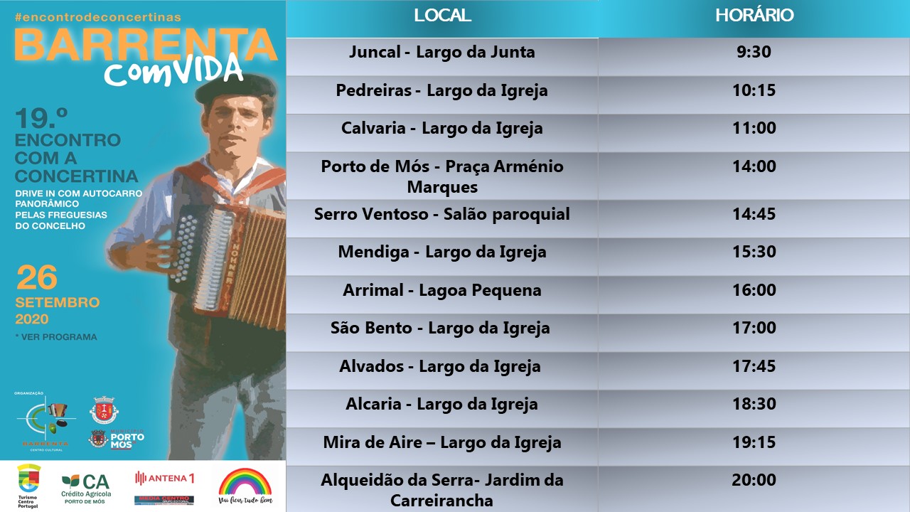 Concertinas da Barrenta percorrem 100 km das Serras de Aire e