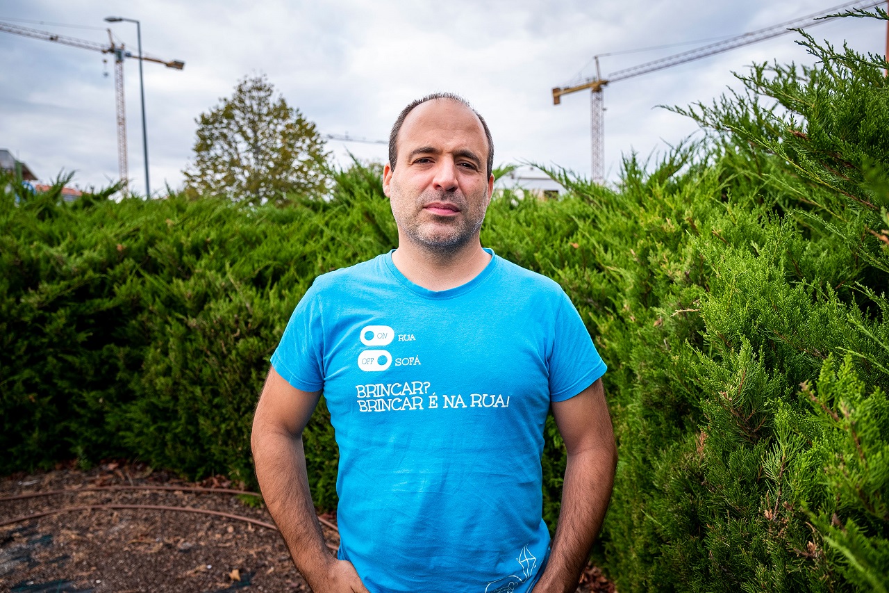 Francisco Lontro, fundador do projeto brincar de rua