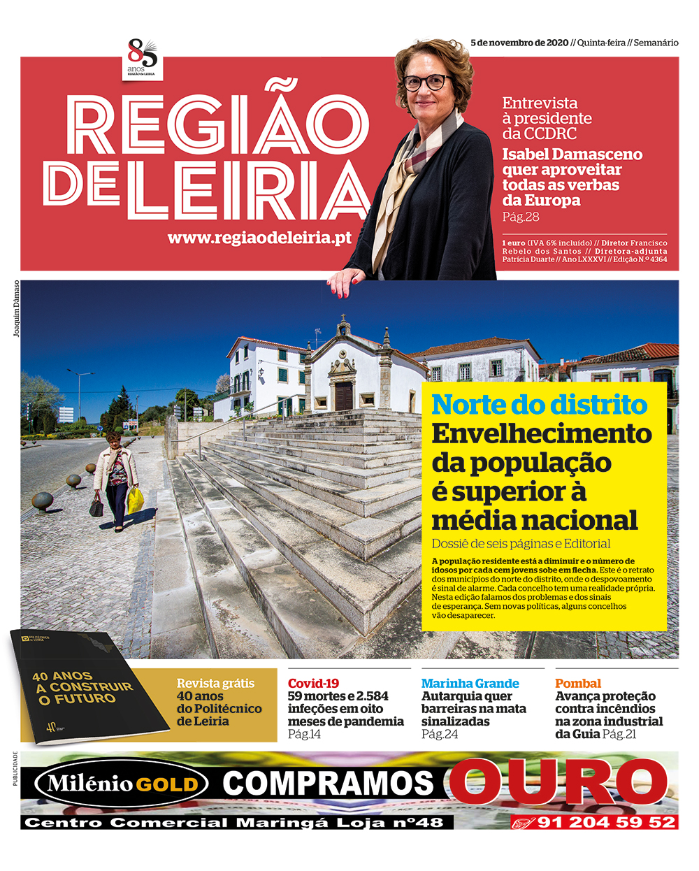 Edição 4364 de 5 de novembro de 2020 + Revista Politécnico de Leiria