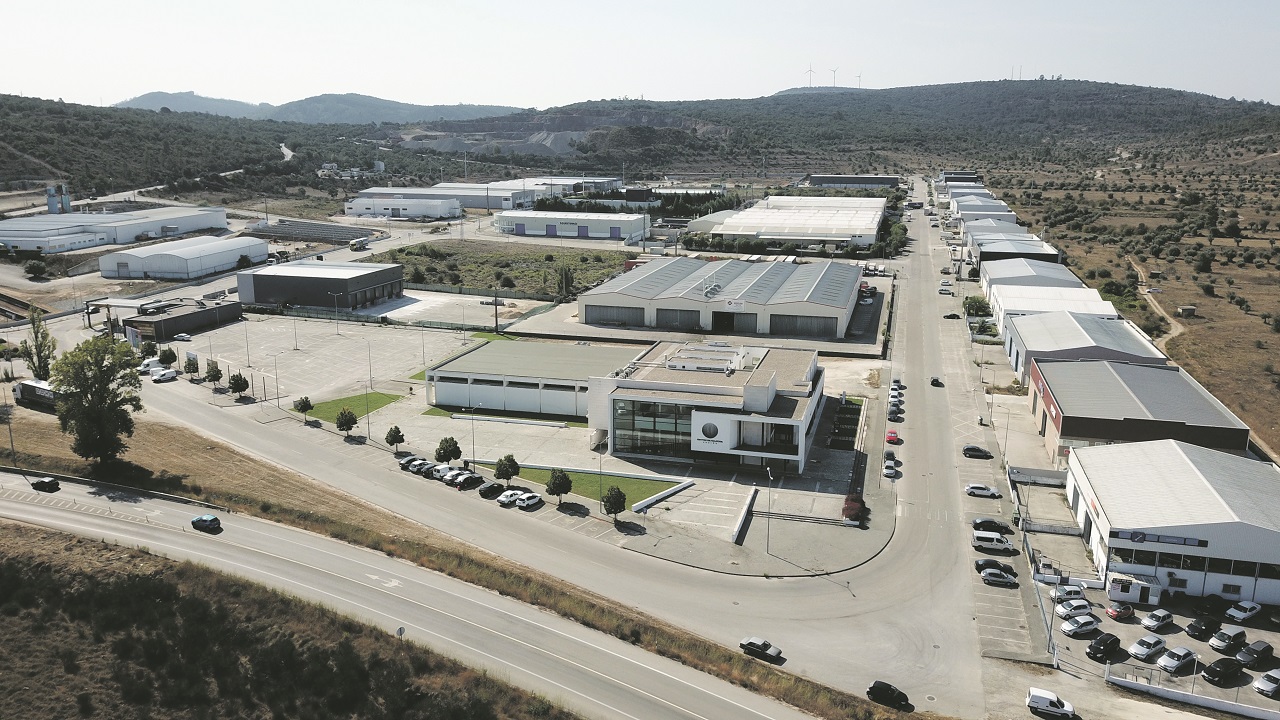 Vista do Parque Empresarial do Camporês, em Ansião