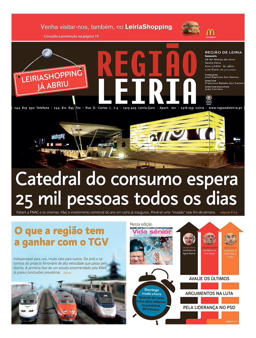 Edição 3810 de 26 março 2010 + Suplemento Vida Sénior