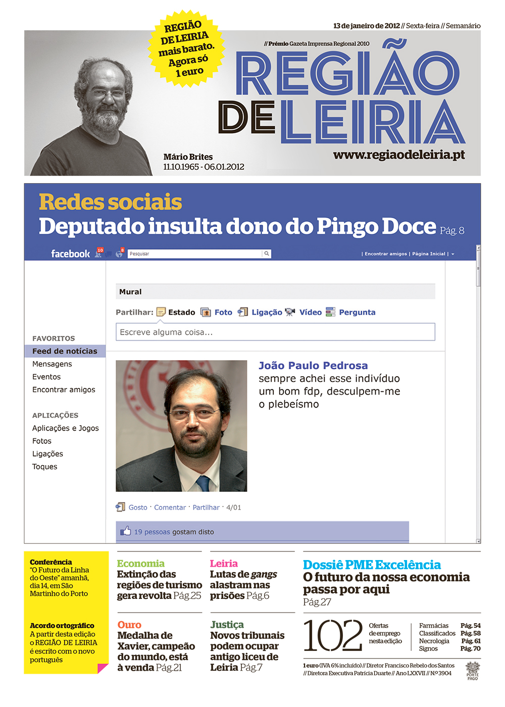Edição 3904 de 13 janeiro 2012