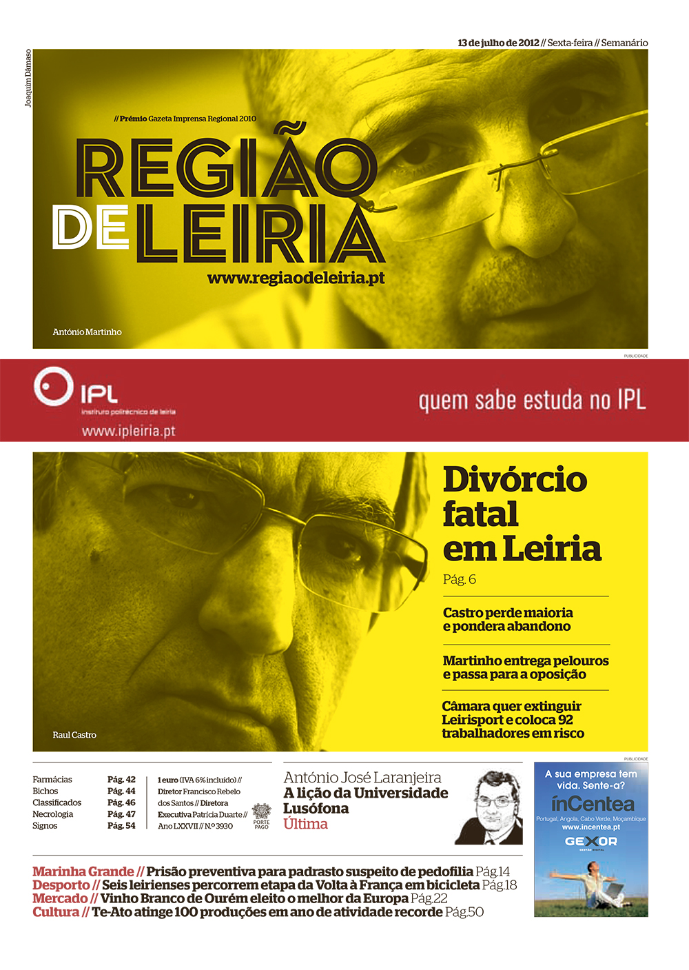 Edição 3930 de 13 julho 2012