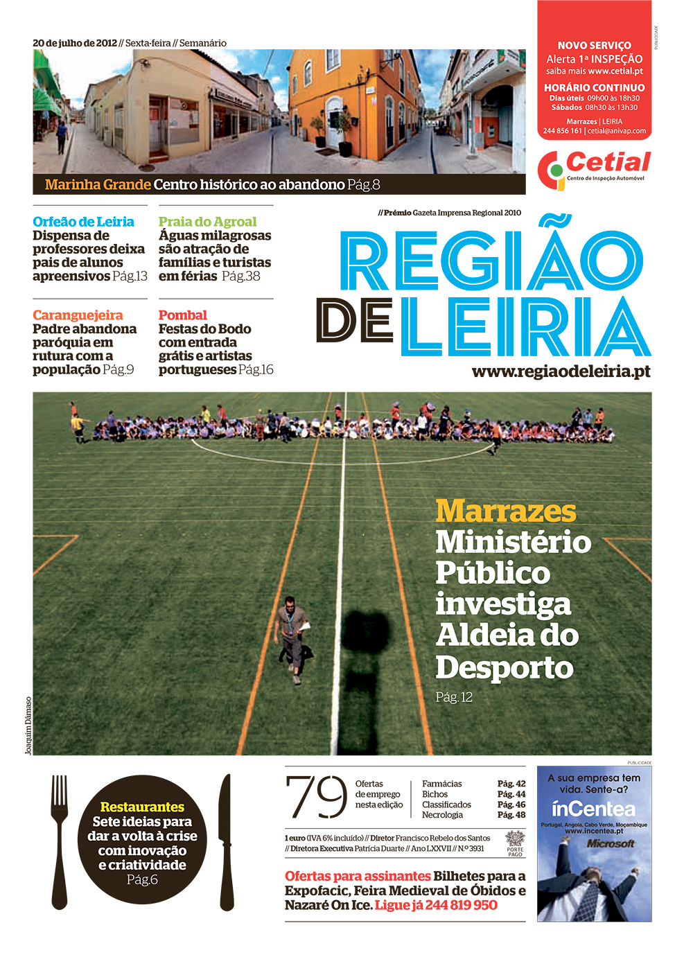 Edição 3931 de 20 julho 2012