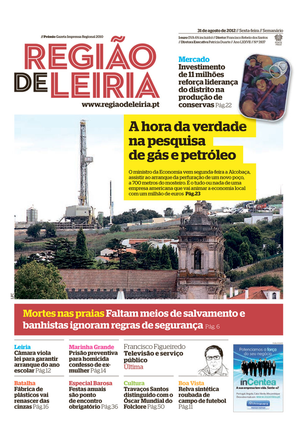 Edição 3937 de 31 agosto 2012