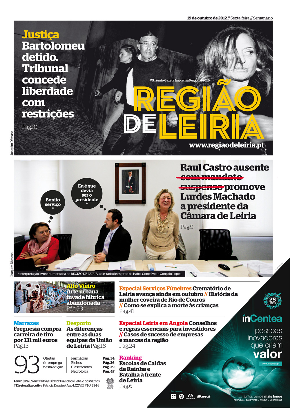 Edição 3944 de 19 outubro 2012