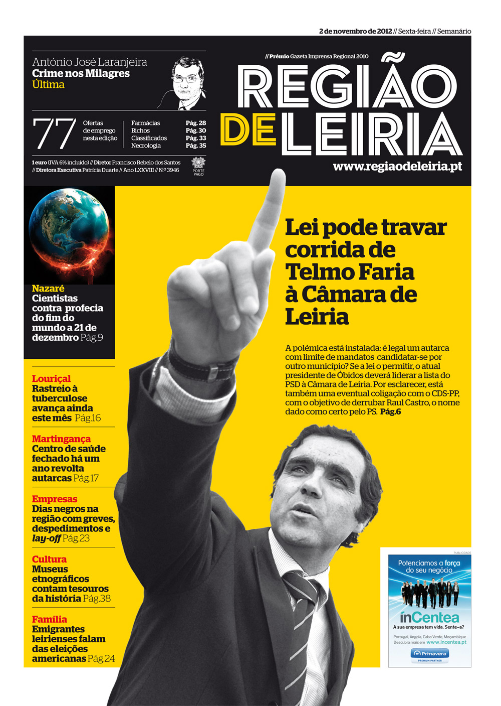 Edição 3946 de 2 novembro 2012