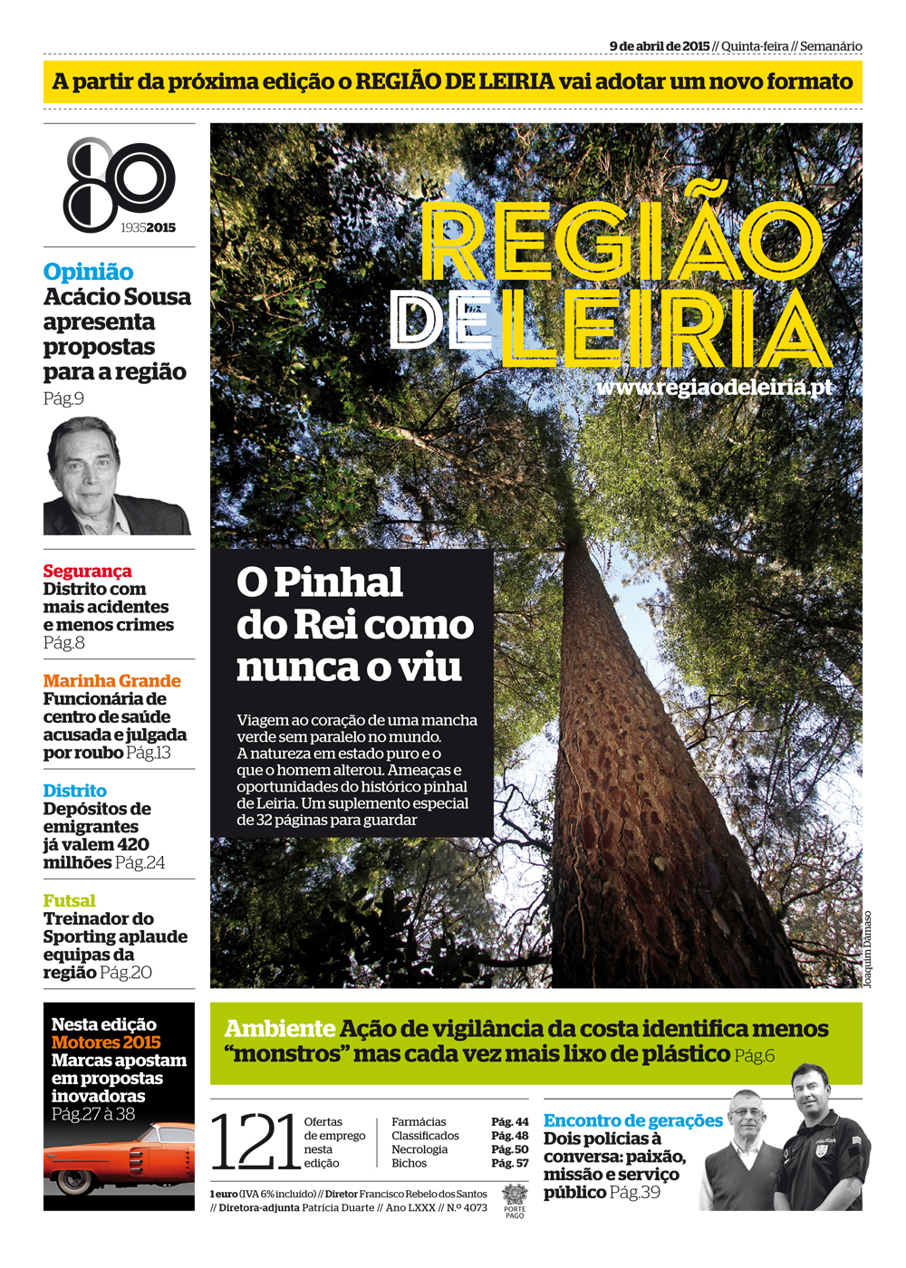 Suplemento Pinhal do Rei de 9 abril 2015 + Edição 4073