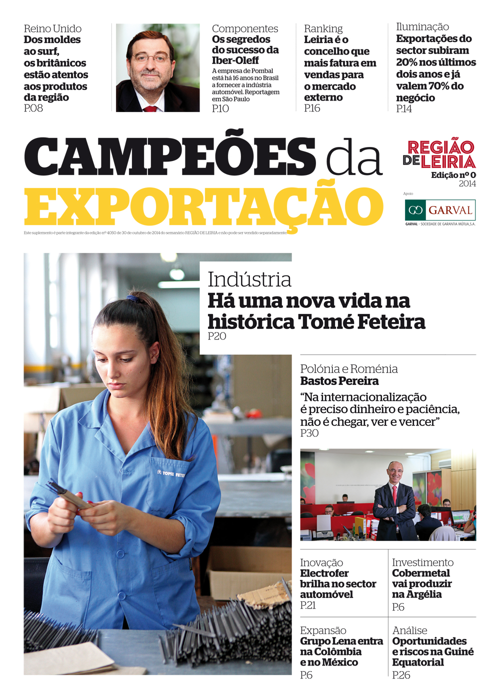 Edição 4050 de 30 outubro 2014 + Revista Campeões da Exportação