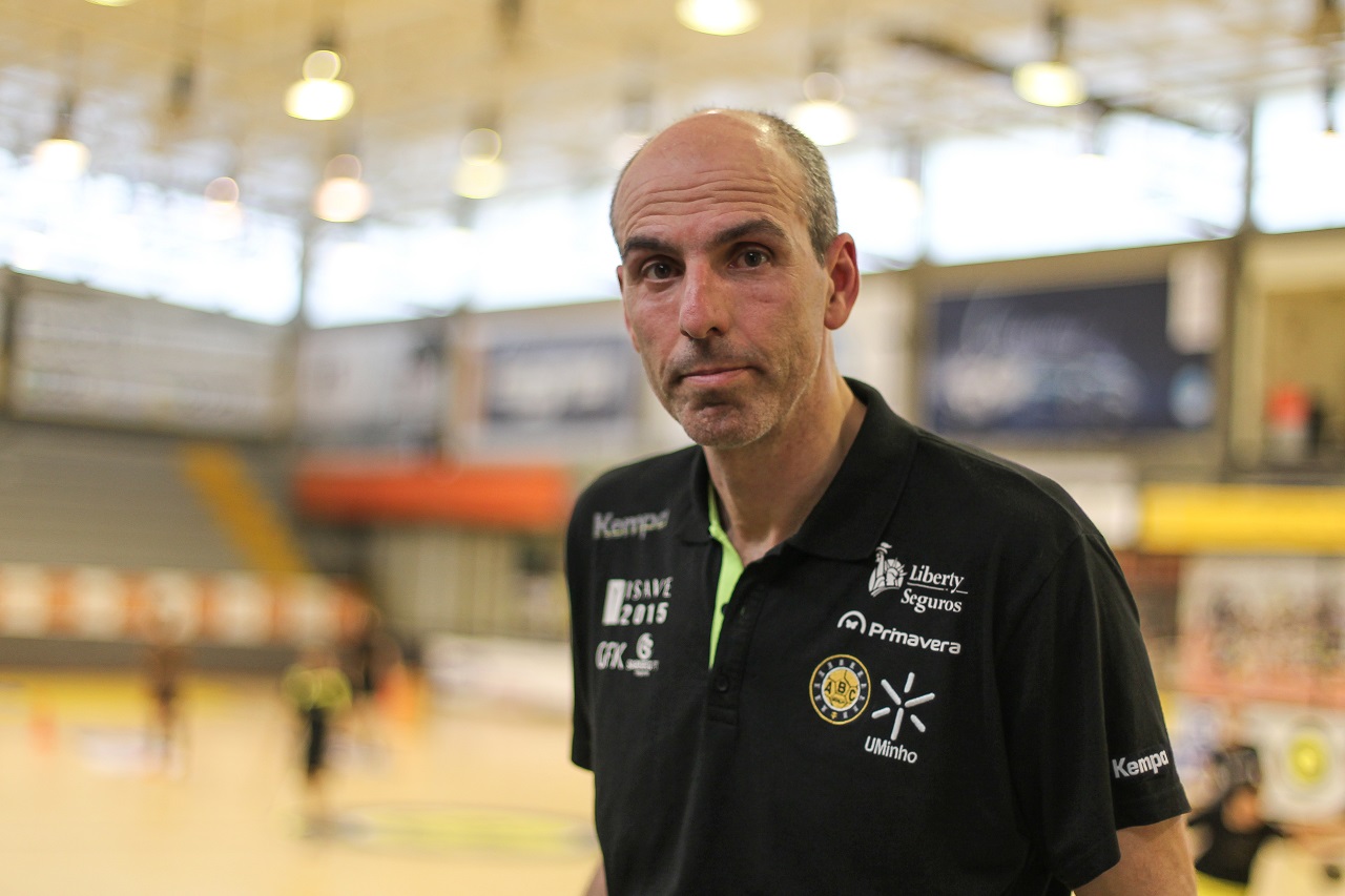 Fotografia de Carlos Resende, jogador de andebol