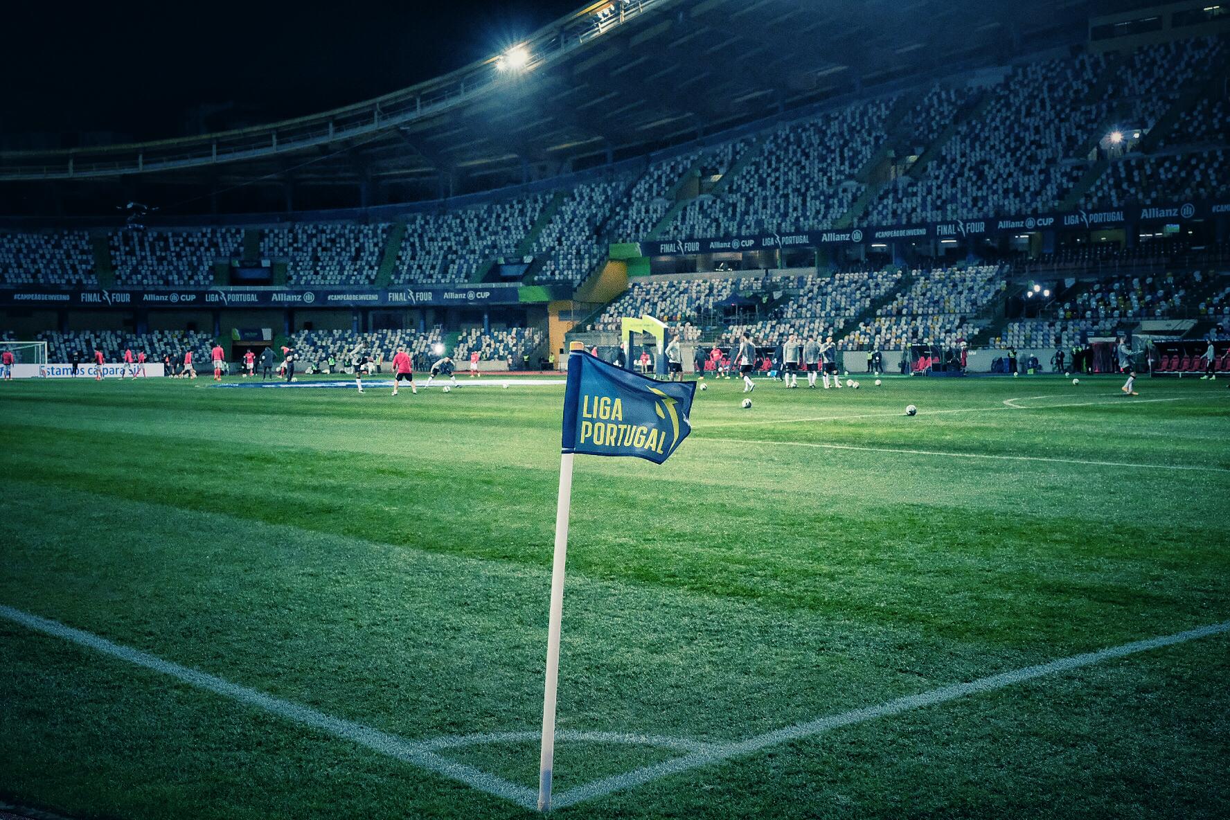 bandeirola de canto da Taça da Liga 2020/2021