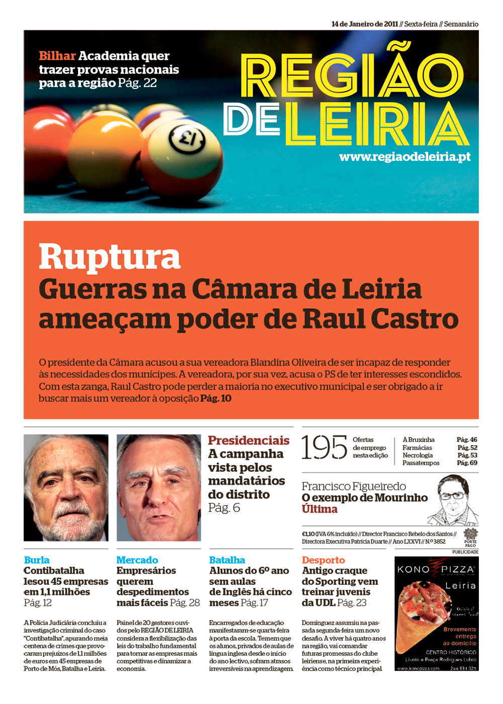Edição 3852 de 14 janeiro 2011
