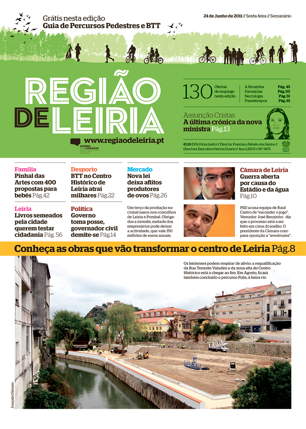 Guia de Percursos Pedestres e BTT de 24 junho 2011 + Edição 3875