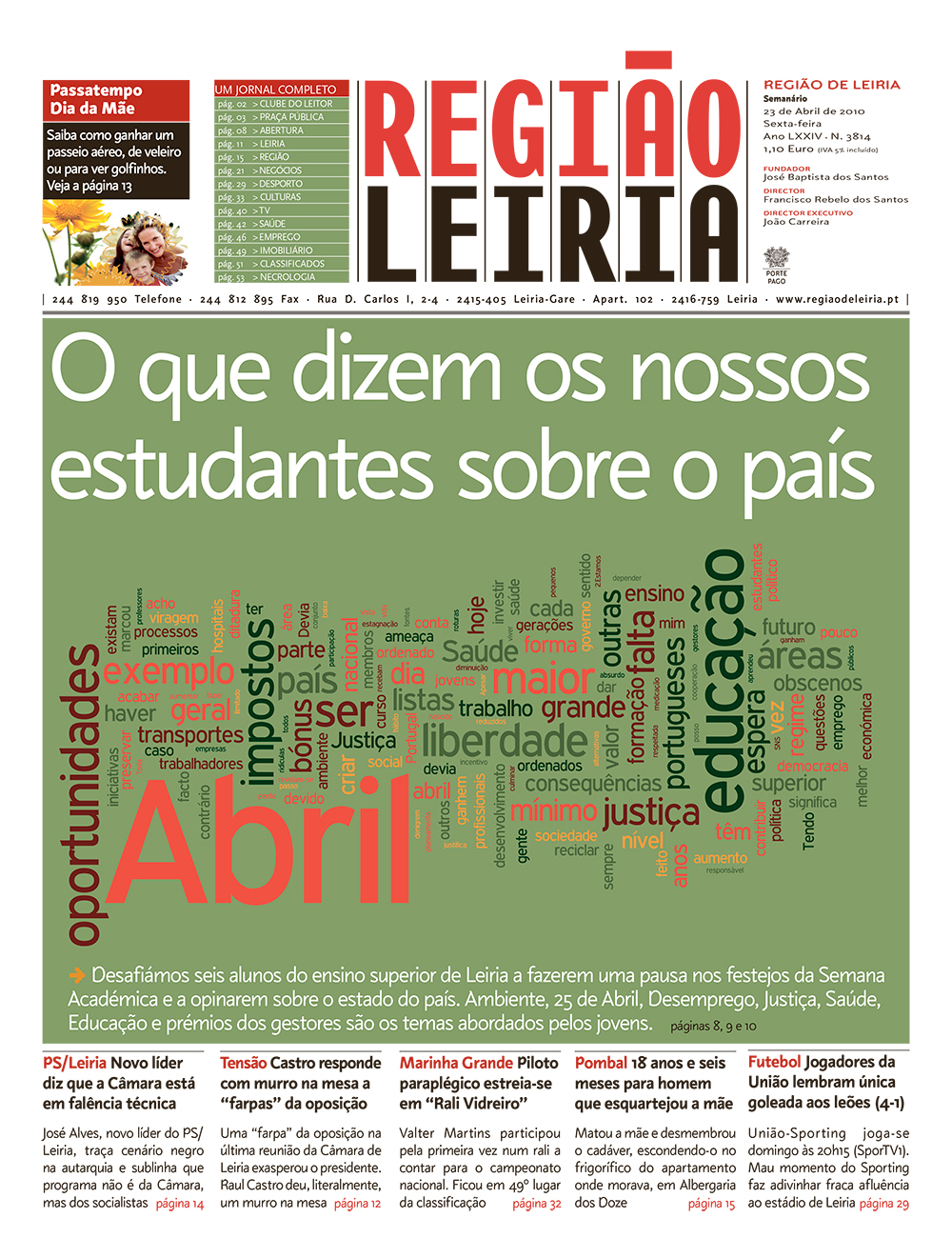 Edição 3814 de 23 abril 2010