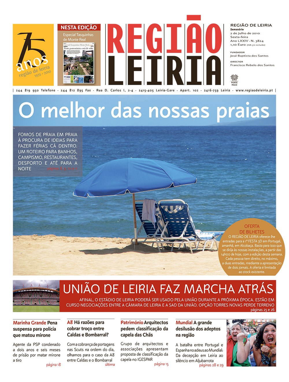 Edição 3824 de 2 julho 2010