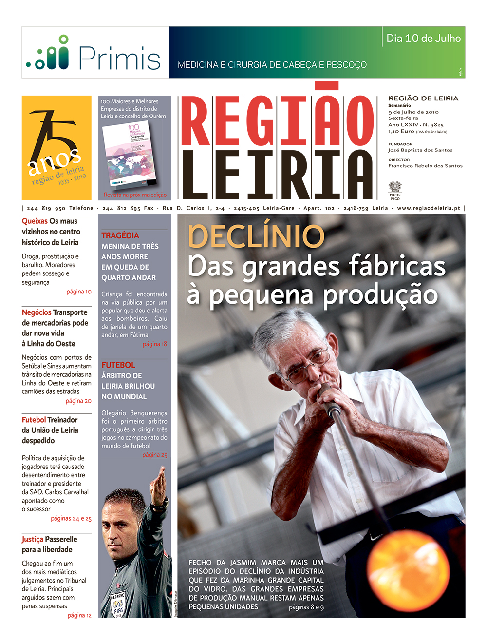 Edição 3825 de 9 julho 2010