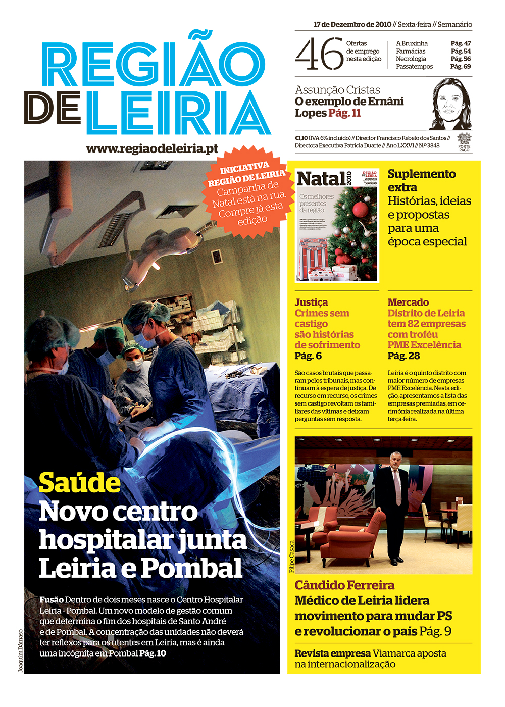 Edição 3848 de 17 dezembro 2010 + Suplemento Natal + Revista Viamarca