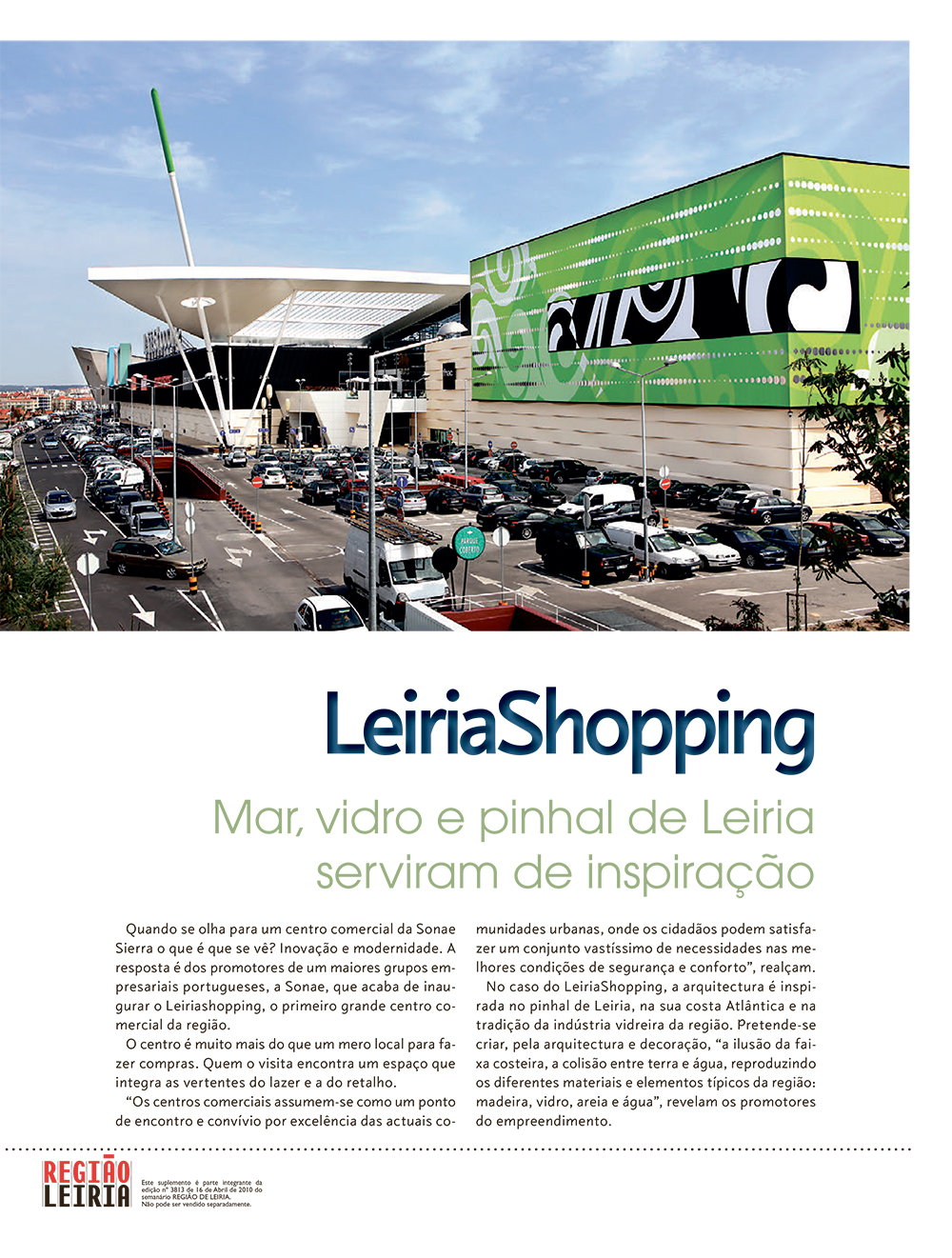 Edição 3813 de 16 abril 2010 + Suplemento LeiriaShopping