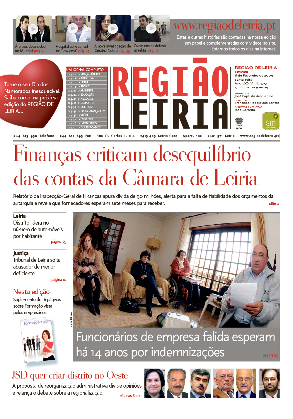 Edição 3751 de 6 fevereiro 2009 + Suplemento Formação