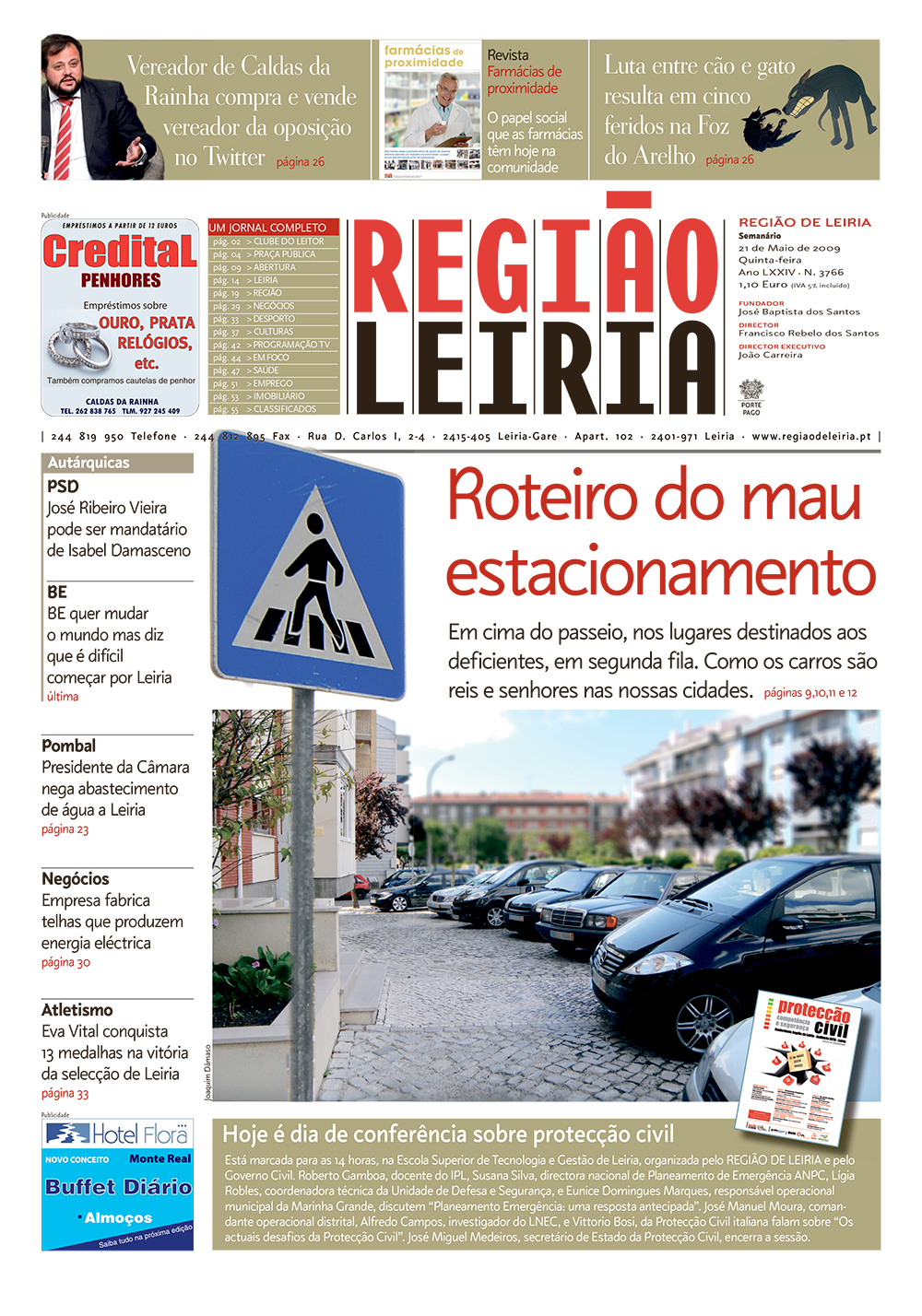 Edição 3766 de 21 maio 2009 + Suplemento Farmácias de Proximidade