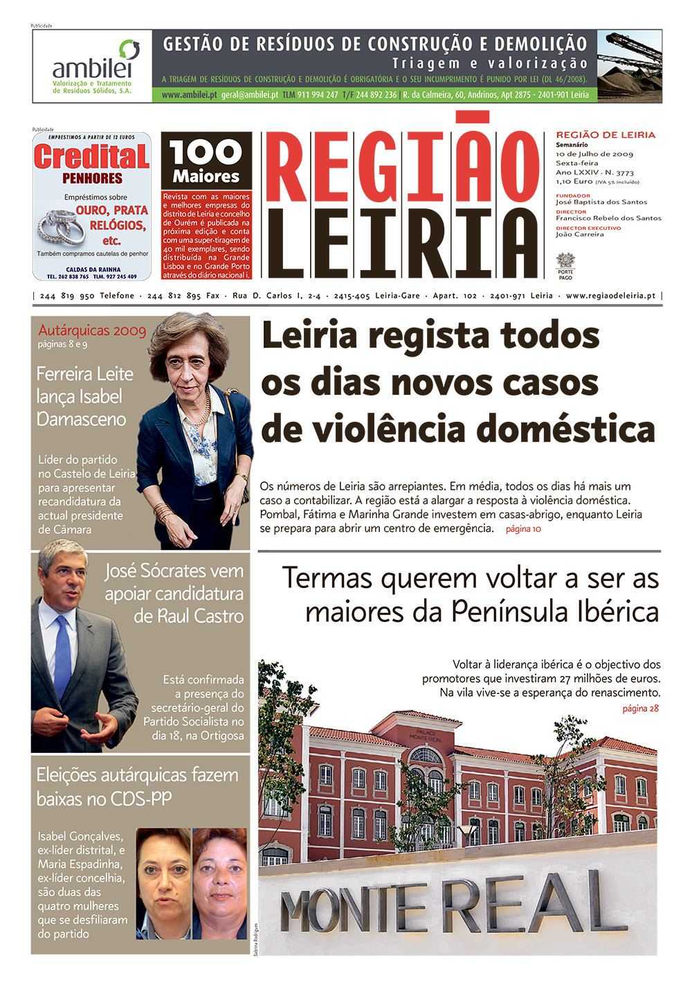 Edição 3773 de 10 julho 2009