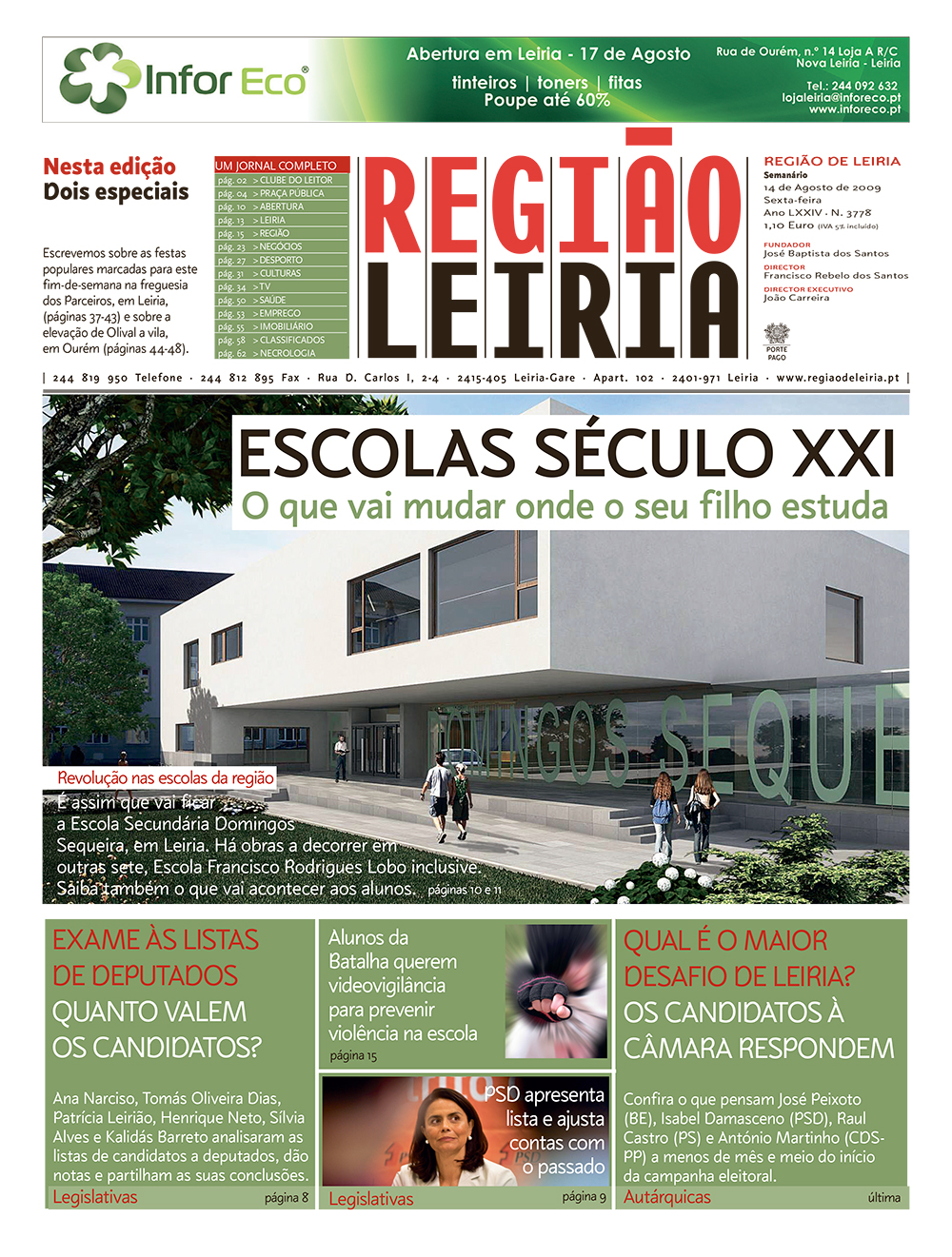 Edição 3778 de 14 agosto 2009