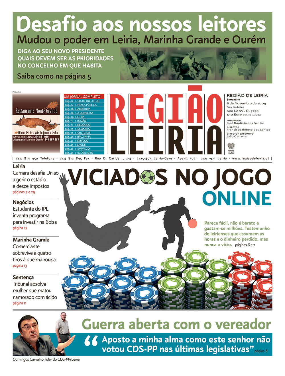 Edição 3790 de 6 novembro 2009