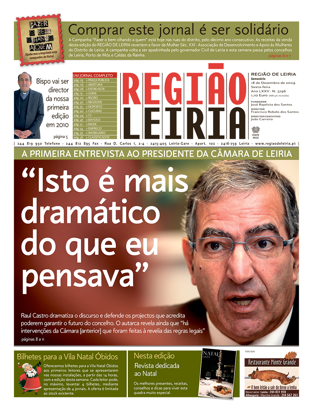 Edição 3796 de 18 dezembro 2009 + Revista Natal