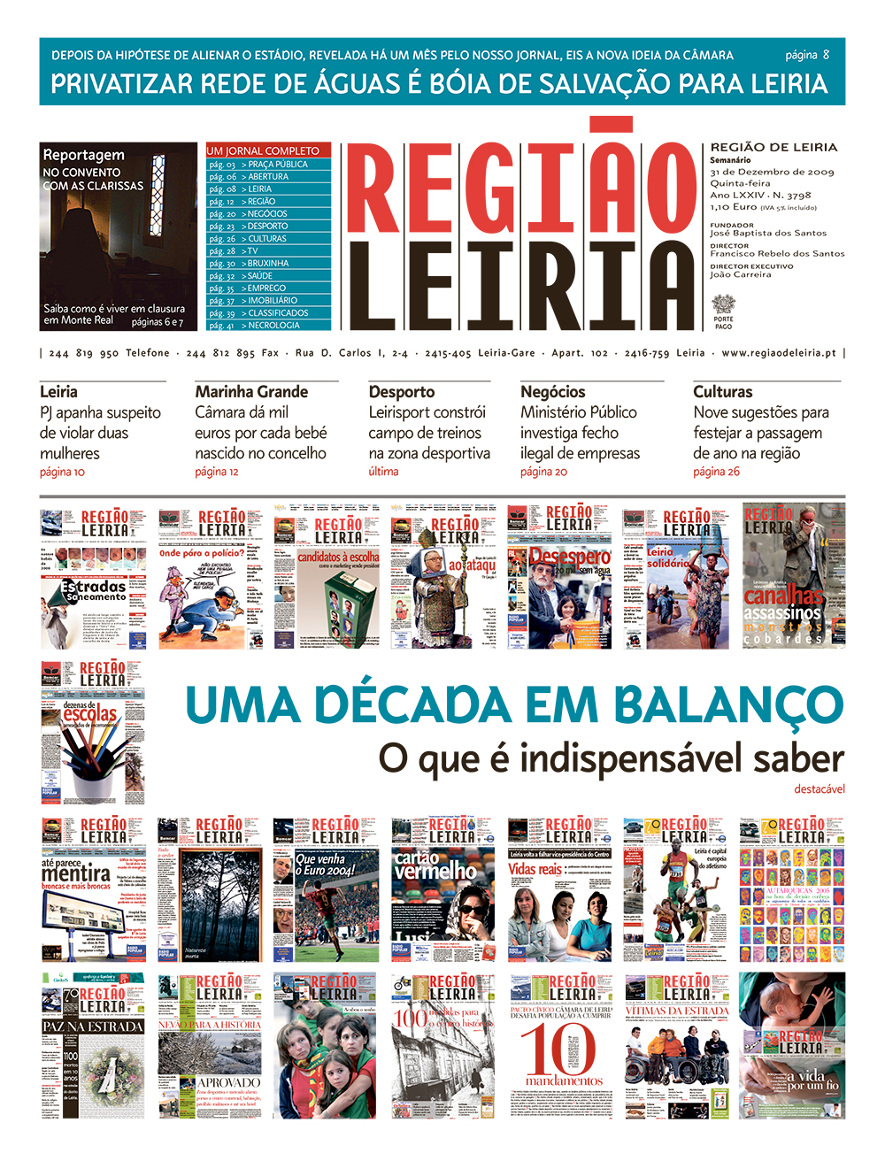 Edição 3798 de 31 dezembro 2009 + Suplemento Revista do Ano