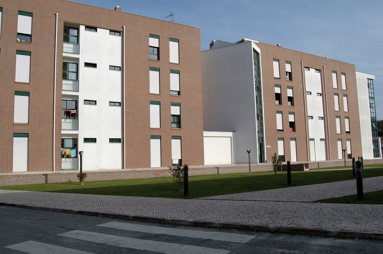imagem exterior das residências de estudantes do Politécnico de Leiria