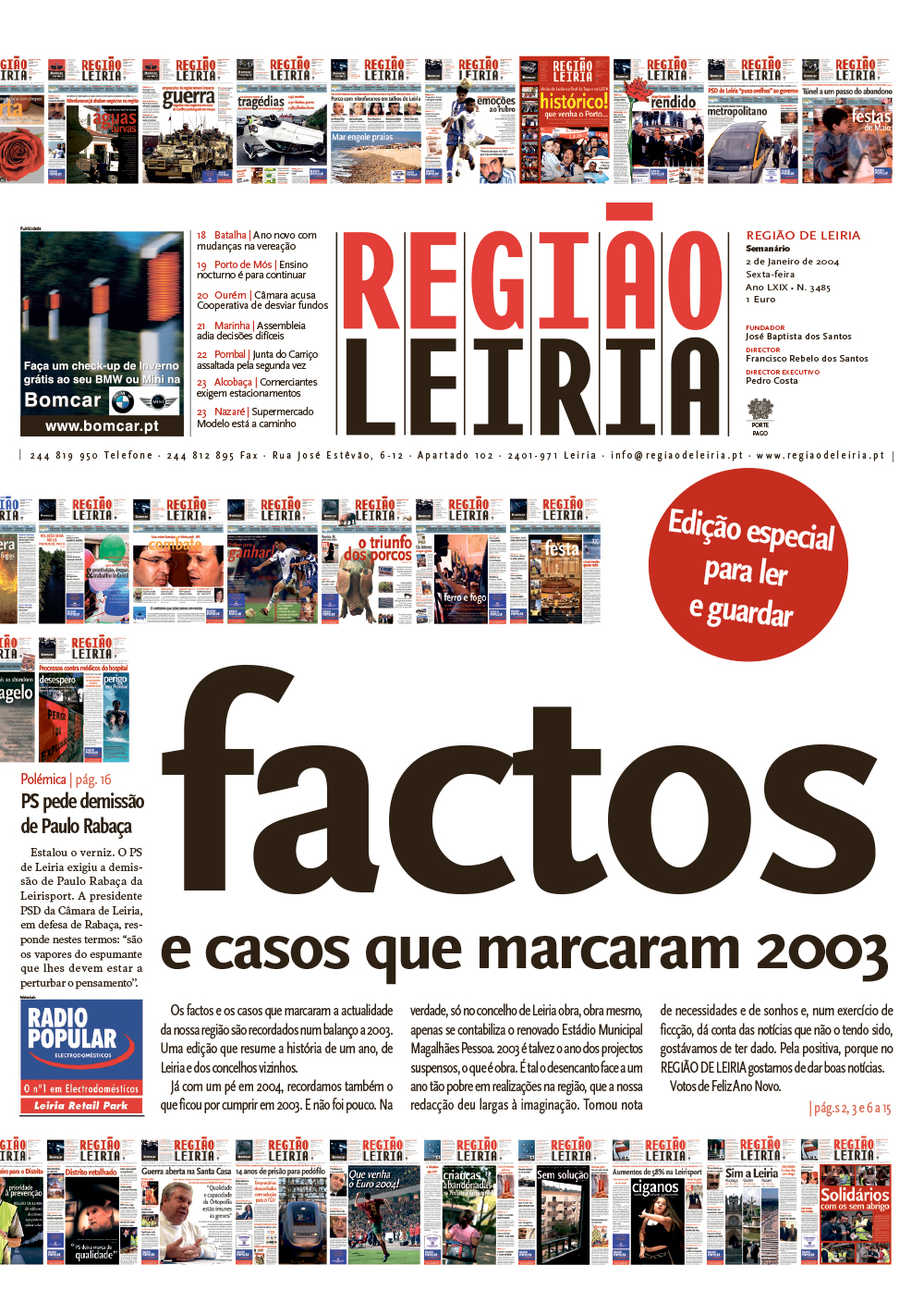 Edição 3485 de 2 janeiro 2004