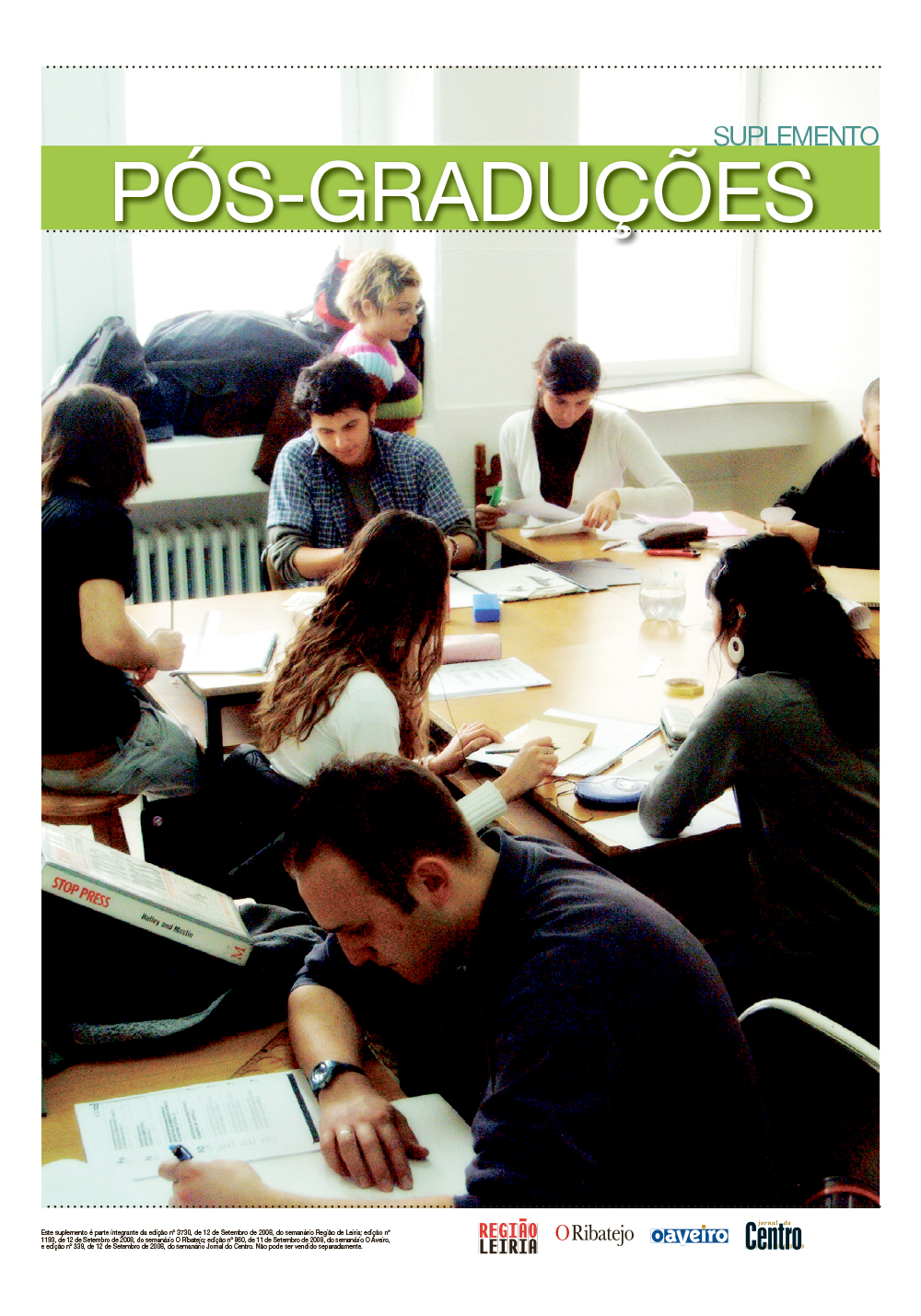 Edição 3730 de 12 setembro 2008 + Suplemento Pós-Graduações