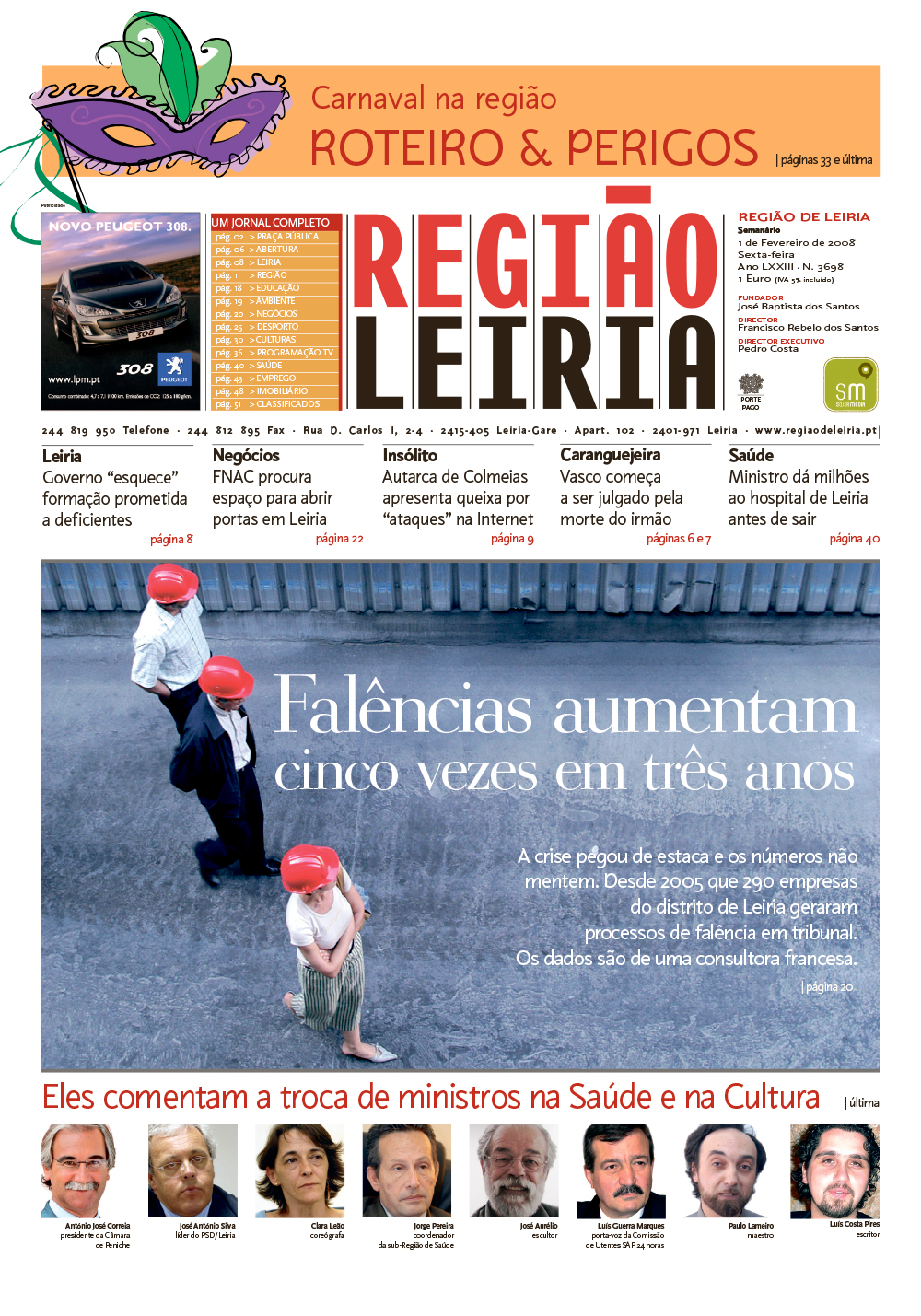 Edição 3698 de 1 fevereiro 2008