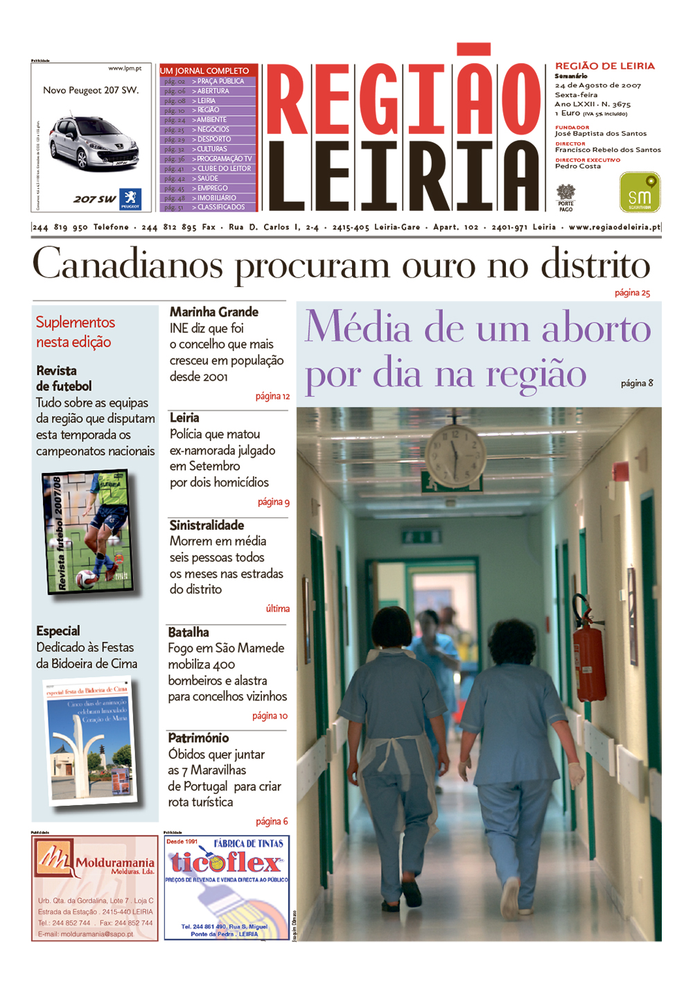 Revista Futebol 2007/2008 de 24 agosto 2007 + Edição 3675