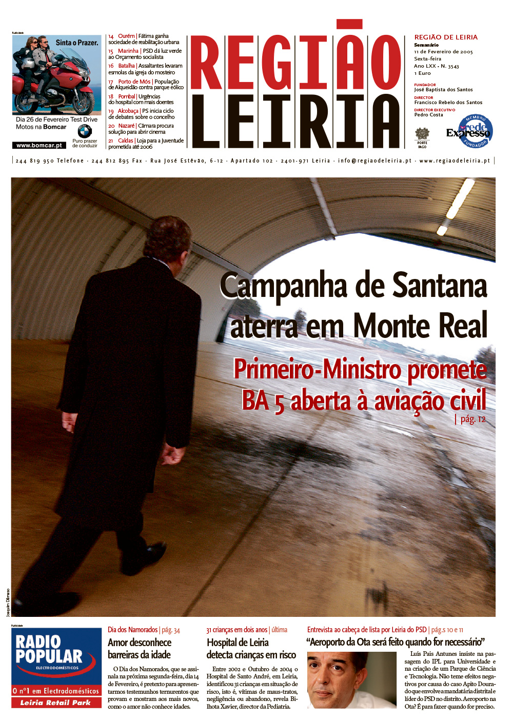 Edição 3543 de 11 fevereiro 2005