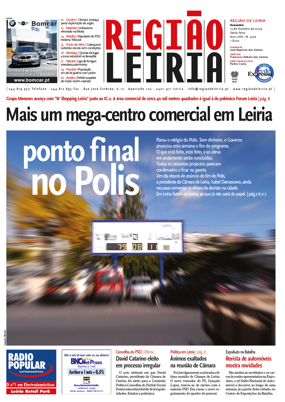 Edição 3526 de 15 outubro 2004 + Revista Expoauto