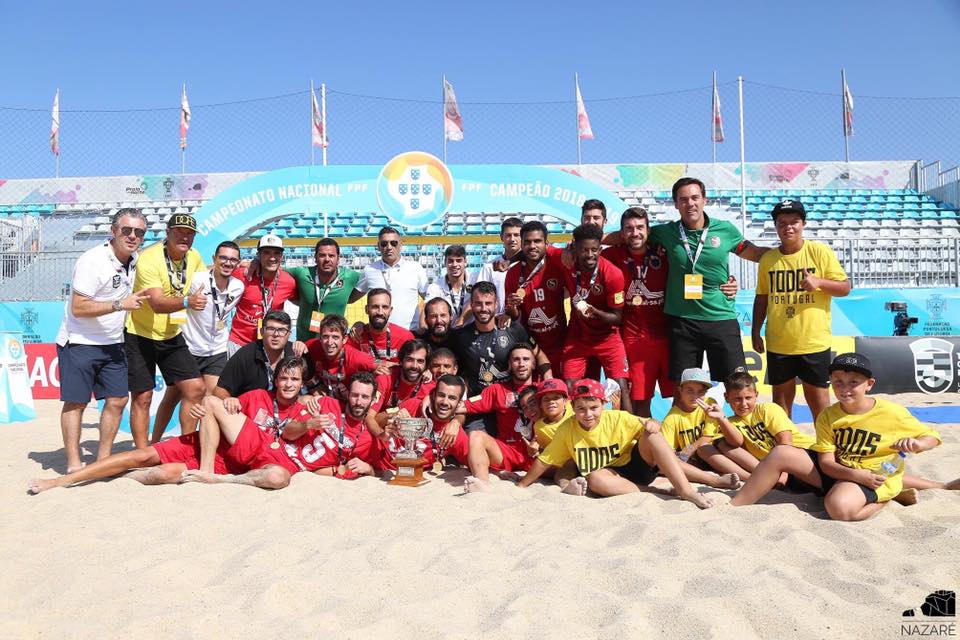 Jogadores o ACD O Sótão convocado para a Seleção Nacional de Futebol de  Praia