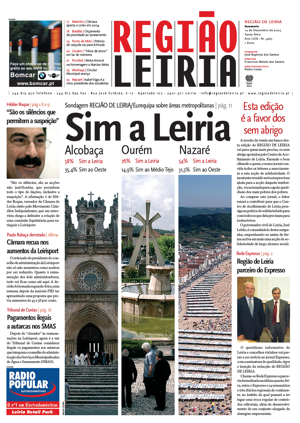 Edição 3483 de 19 dezembro 2003