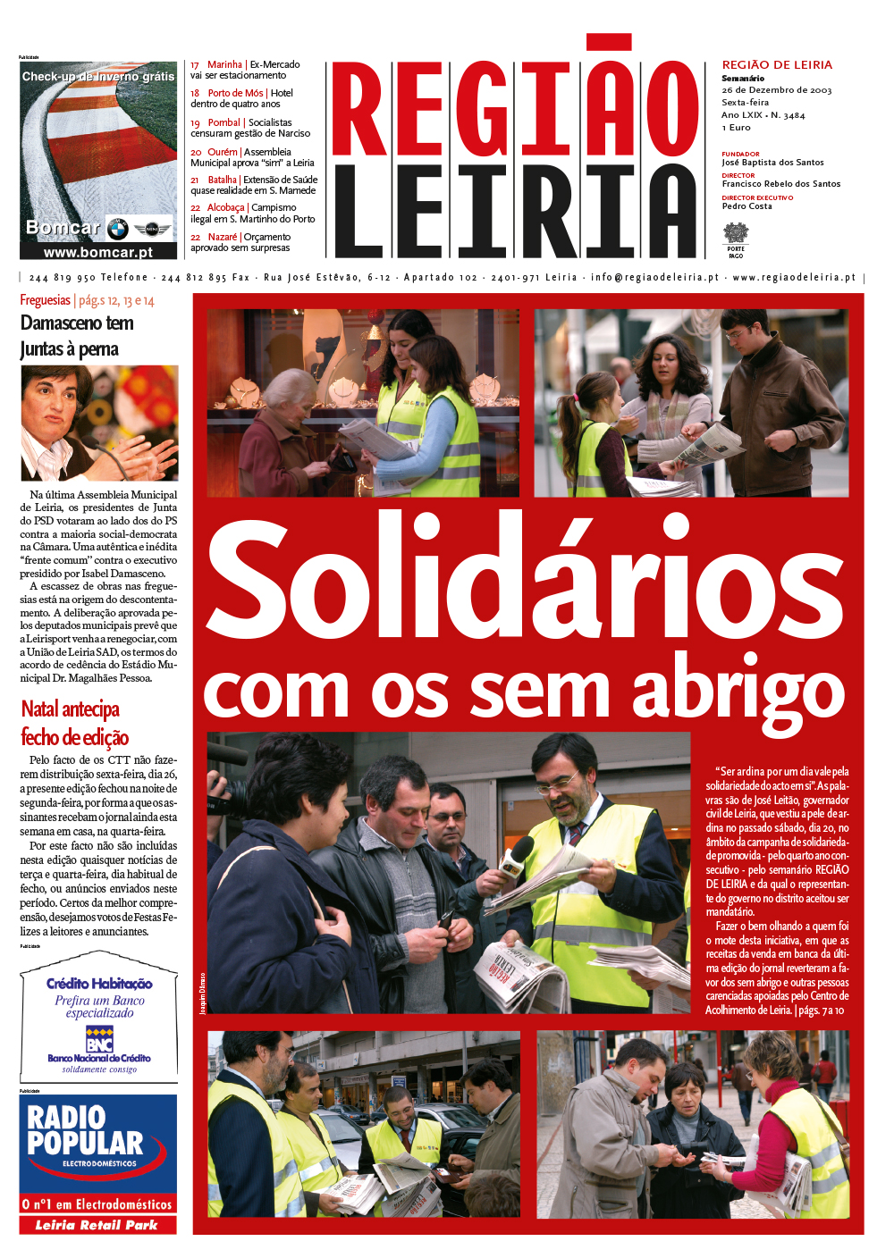 Edição 3484 de 26 dezembro 2003