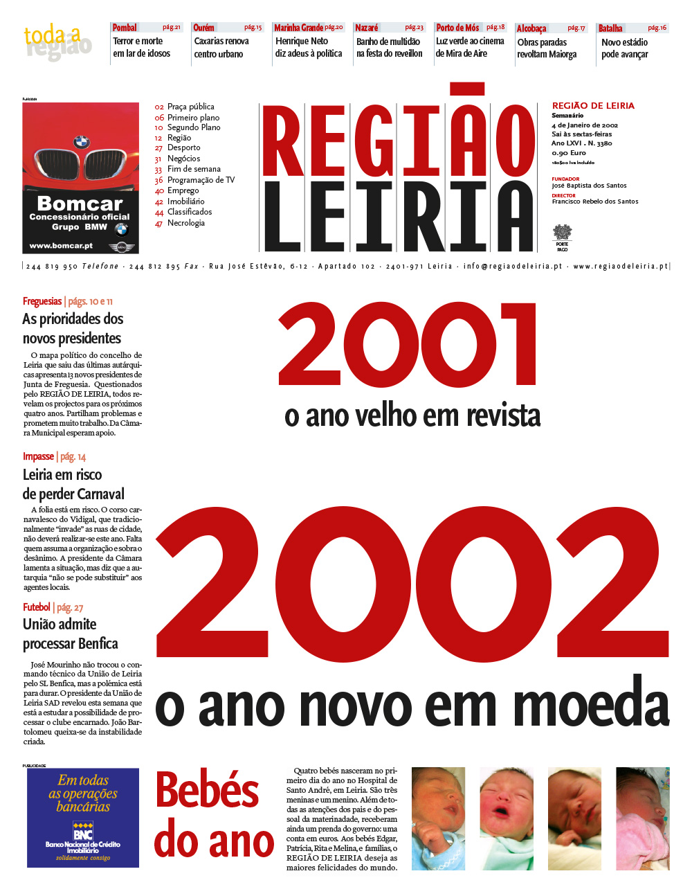 Edição 3380 de 4 janeiro 2002