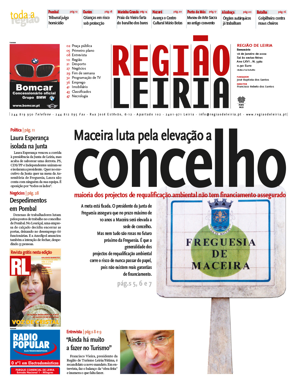 Edição 3382 de 18 janeiro 2002 + Revista RL