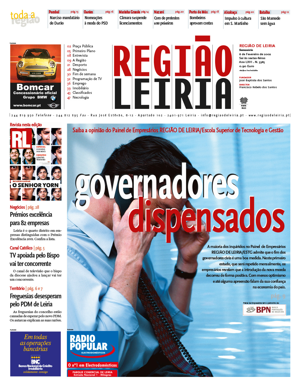 Revista RL de 8 fevereiro 2002 + Edição 3385